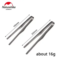 Szczypce do grilla NATUREHIKE Titanium: Ultralekkie narzędzia do gotowania i grillowania